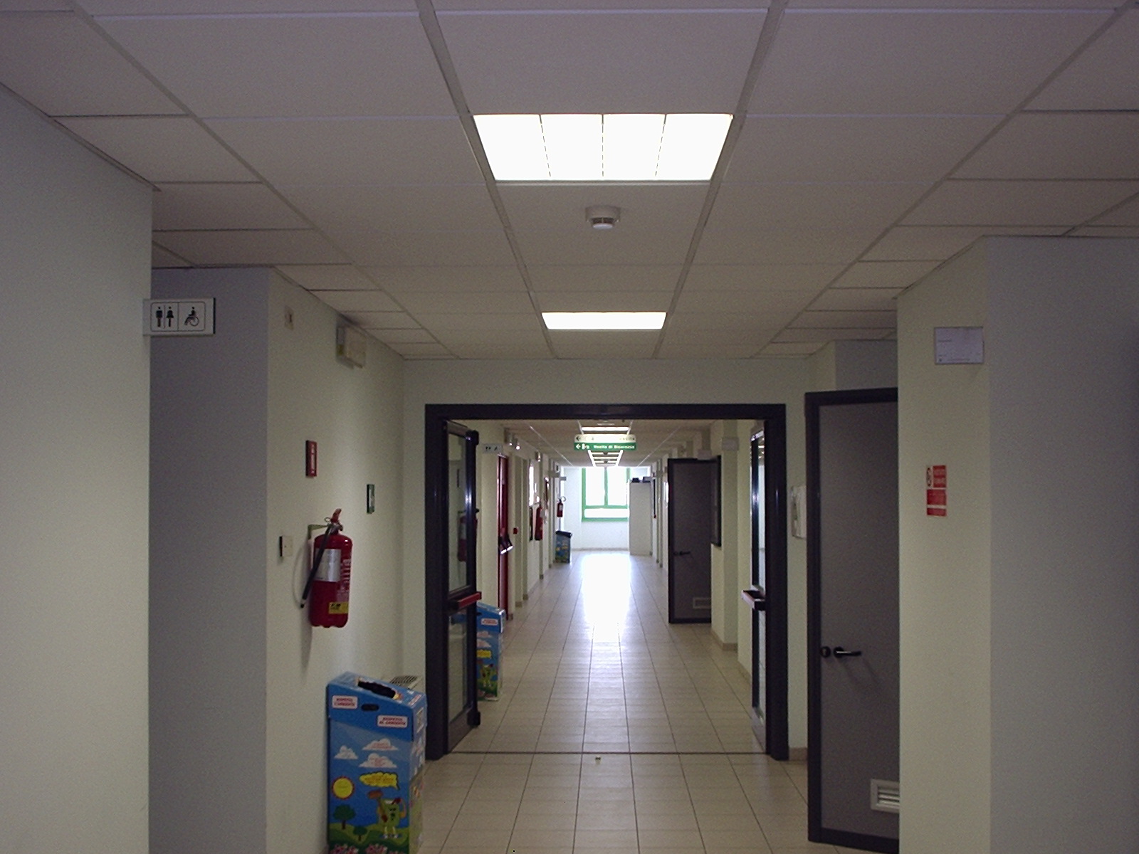 disp-B, first floor, corridor
